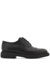 Ferragamo Lace-up Balmoral Calfskin Cap Toe Shoes