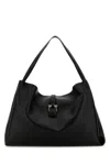 Ferragamo Grape Leather Large Shopping Bag