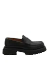 Ferragamo Round-headed Love Shoes In Black