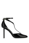 Ferragamo Lysandra 95 Patent Leather Pumps In Nero