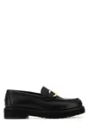 Ferragamo Maryan Chunky Sole Loafers With Gold-tone Hardware