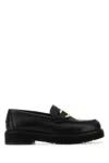Ferragamo Maryan Chunky Sole Loafers With Gold-tone Hardware