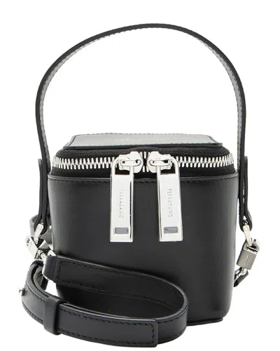 Pre-owned Ferragamo Black Leather Micro Vanity Case (authentic Pre-loved)