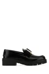 Ferragamo Mirty Loafers With Chunky Sole And Metallic Accent