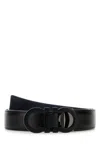 Ferragamo Reversible And Adjustable Gancini Belt In Nermid