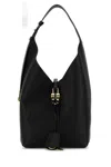 Ferragamo Hobo Medium Bag With Gancino Locker Shoulder Bags Black In Black