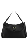 Ferragamo Black Leather Shopping Bag