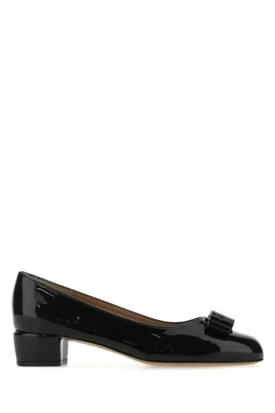 Ferragamo Woman Pumps Black Size 7.5 Calfskin