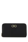 Ferragamo Continental Zip Around Gancini Wallet