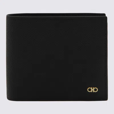FERRAGAMO BLACK LEATHER WALLET