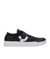 Ferragamo Man Sneakers Black Size 7 Leather In White