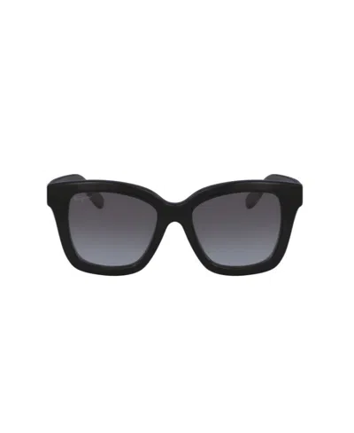 Ferragamo Black Logo Sunglasses