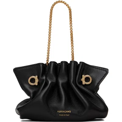 Ferragamo Black Micro Clutch