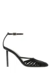 Ferragamo Black Nappa Leather Ermelia Pumps In Nero