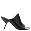 Ferragamo Black Nappa Open-toe Slide Sandals