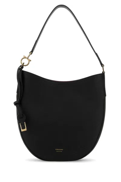 Ferragamo Black North-south Hobo