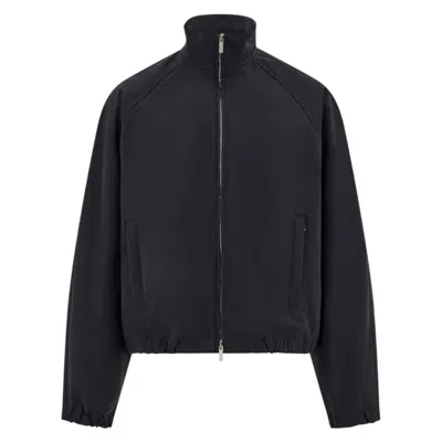 Ferragamo Black Nylon Sport Jacket