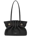 Ferragamo Women's Soft-bag Small Leather In Black