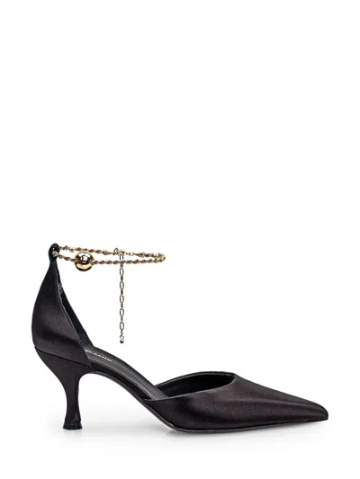 Ferragamo Black Pointed Toe Pumps
