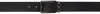 Ferragamo Black Reversible Gancini Belt In Nero
