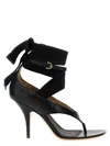 Shop Ferragamo Black Ribbon Heels