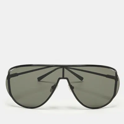 Pre-owned Ferragamo Black Sf323s Shield Sunglasses