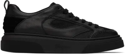 Ferragamo Black Shaped Trainers In Nero || Nero 18 || N