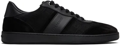 Ferragamo Black Signature Low-top Sneakers