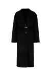 Ferragamo Elegant Wool Blend Jacket For Women In Black