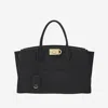 Ferragamo Black Studio Satchel