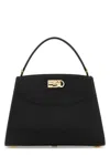Ferragamo Black Studio Satchel In Black