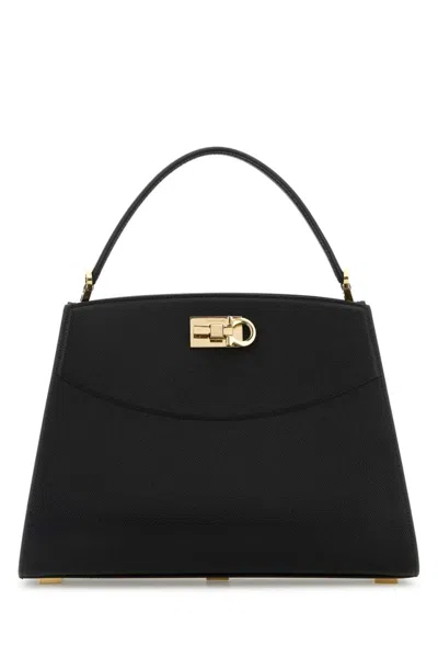 Ferragamo Black Studio Satchel