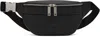 Ferragamo Black Travel Embossed Belt Bag In Nero