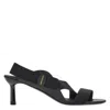 Ferragamo Vale 55 Vara Bow Slingback Sandals In Black