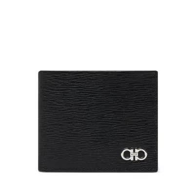 FERRAGAMO FERRAGAMO BLACK WALLETS & CARDHOLDERS MEN