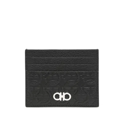 Ferragamo Black Wallets & Cardholders Men