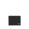 Ferragamo Gancini Grained Leather Bi-fold Wallet In Black