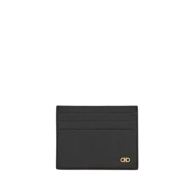 FERRAGAMO BLACK WALLETS & PURES