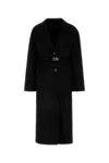 Ferragamo Elegant Wool Blend Jacket For Women In Nero