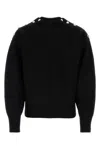 Ferragamo Black Wool Blend Sweater