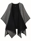 Ferragamo Gancini Cape In Black