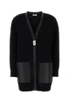 Ferragamo Black Wool Cardigan