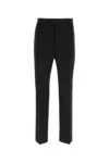 Ferragamo Wide-leg Trousers With Rear Patch Pocket In Black