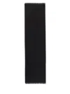 Ferragamo Fringed Edges Textured Pattern Scarf In Black