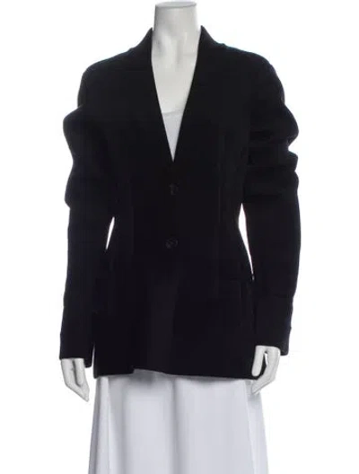 Pre-owned Ferragamo Blazer In Black