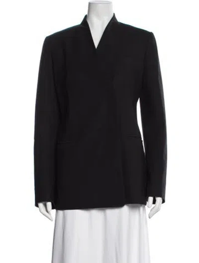 Pre-owned Ferragamo Blazer In Black