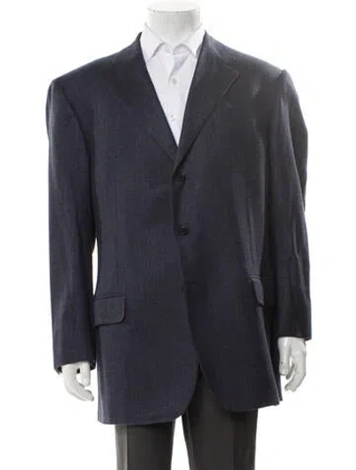 Pre-owned Ferragamo Blazer In Blue