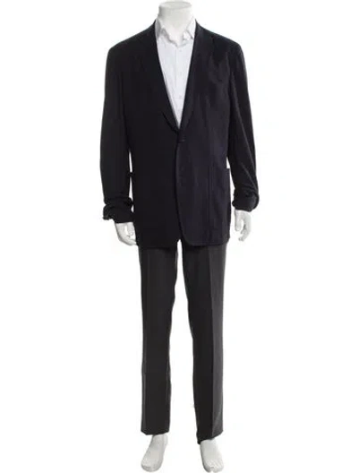 Pre-owned Ferragamo Blazer In Blue