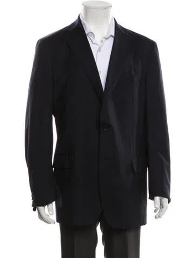 Pre-owned Ferragamo Blazer In Blue