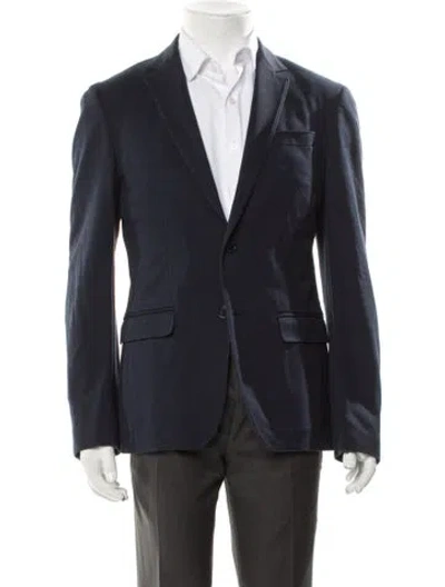 Pre-owned Ferragamo Blazer In Blue